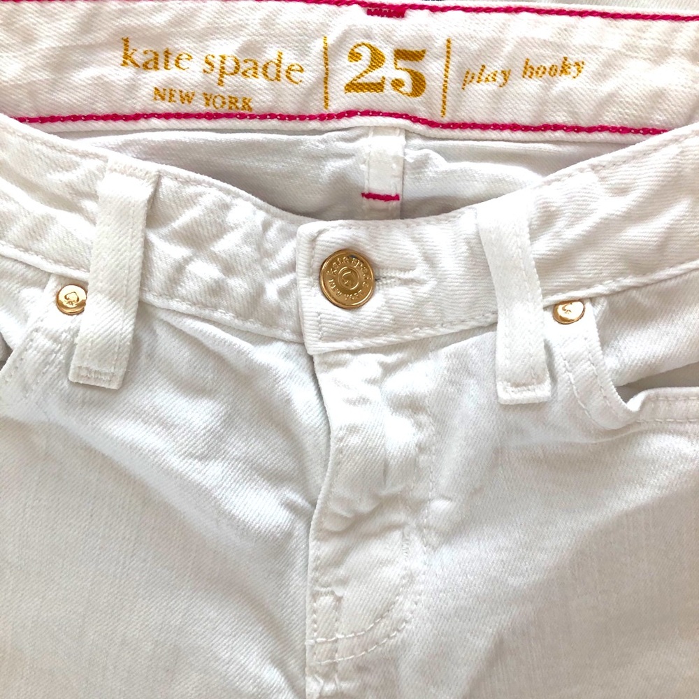 Kate Spade white denim